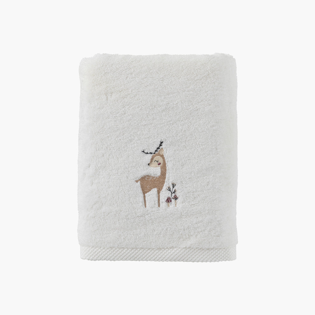 Noisette Ecru Cotton Bath Towel - Carré Blanc Canada