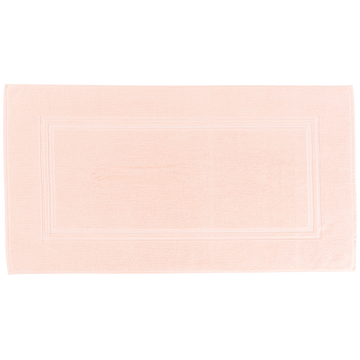 Lola II peach cotton bathmat - Carré Blanc Canada