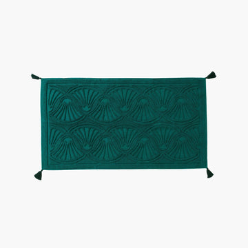 Papyrus Emerald Cotton Bathmat - Carré Blanc Canada