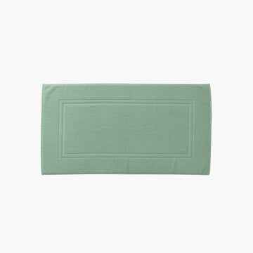 Lola II Sage Cotton Bathmat - Carré Blanc Canada