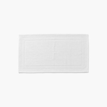 Source White Organic Cotton Bouclette Bath Mat - Carré Blanc Canada