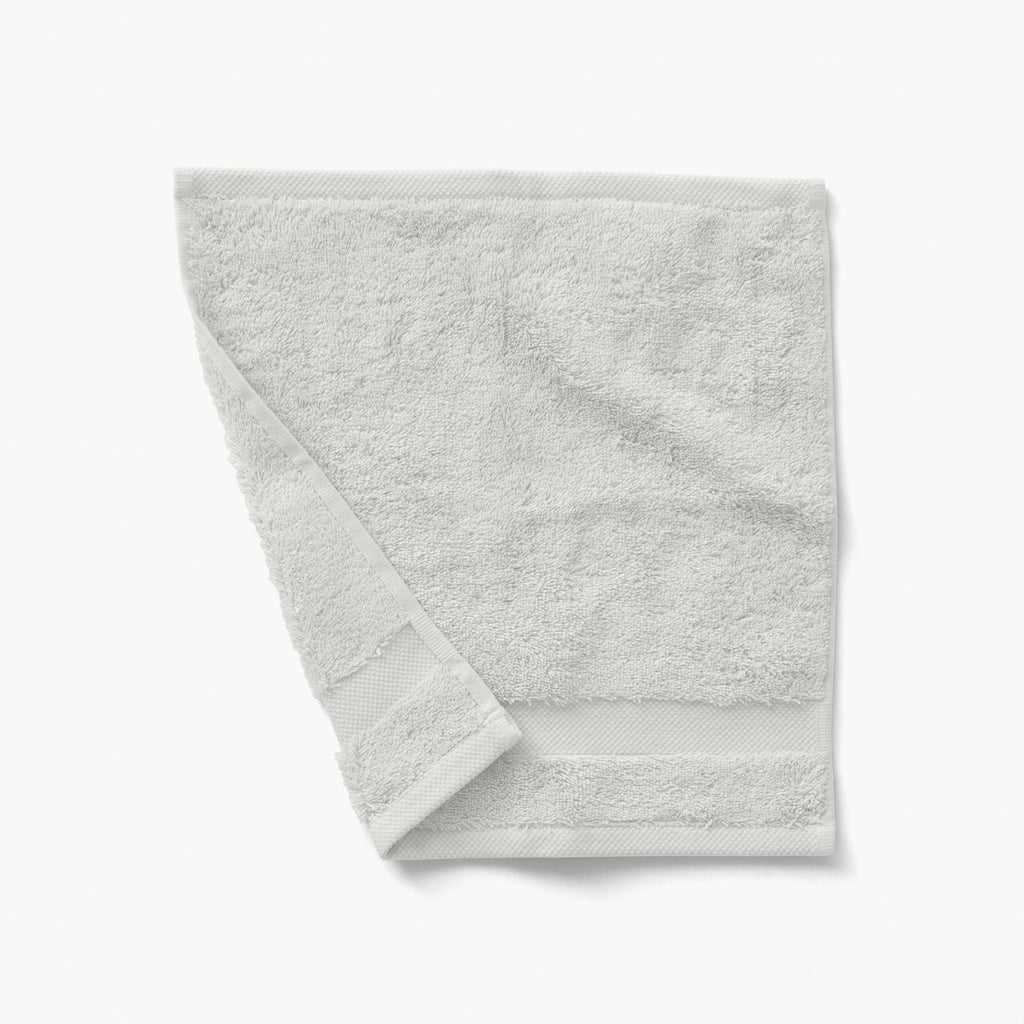 Lola II Pearl Washcloth in Cotton - Carré Blanc Canada