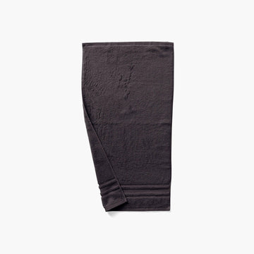 Lola II Anthracite Cotton Bath Towel - Carré Blanc Canada