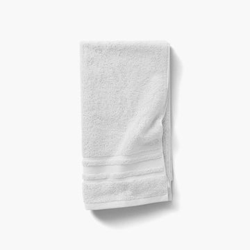 Lola II White Cotton Bath Towel - Carré Blanc Canada