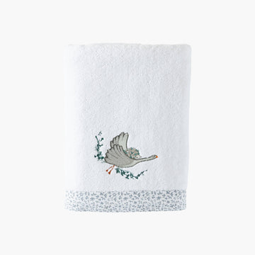 Câline Organic Cotton Bath Towel - Carré Blanc Canada