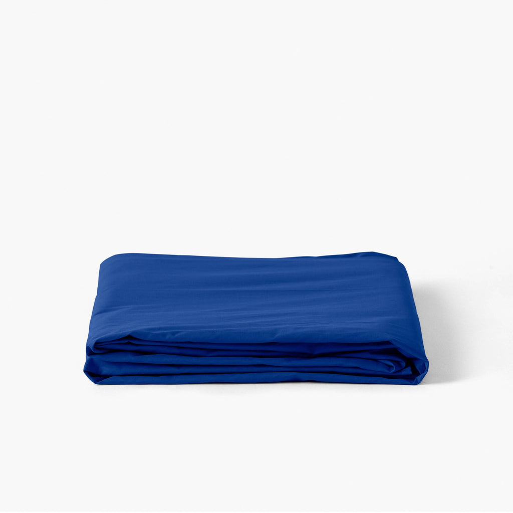 Flatsheet in Cotton Percale Neo Ultramarine - Carré Blanc Canada