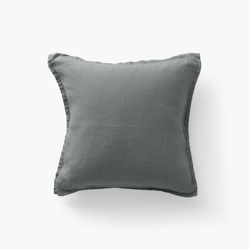 Songe Ash Khaki Washed Linen Cushion Cover - Carré Blanc Canada