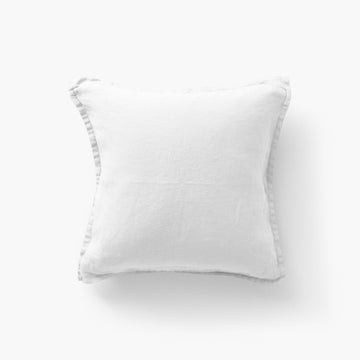 Songe White Washed Linen Cushion Cover - Carré Blanc Canada