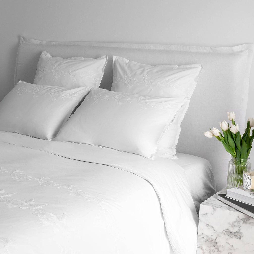 Diaphane Cotton Duvet Cover - Carré Blanc Canada