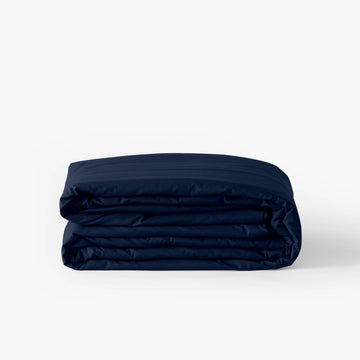 Duvet Cover in Cotton Percale Neo Navy - Carré Blanc Canada