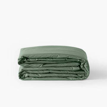 Duvet Cover in Cotton Percale Neo Thyme - Carré Blanc Canada