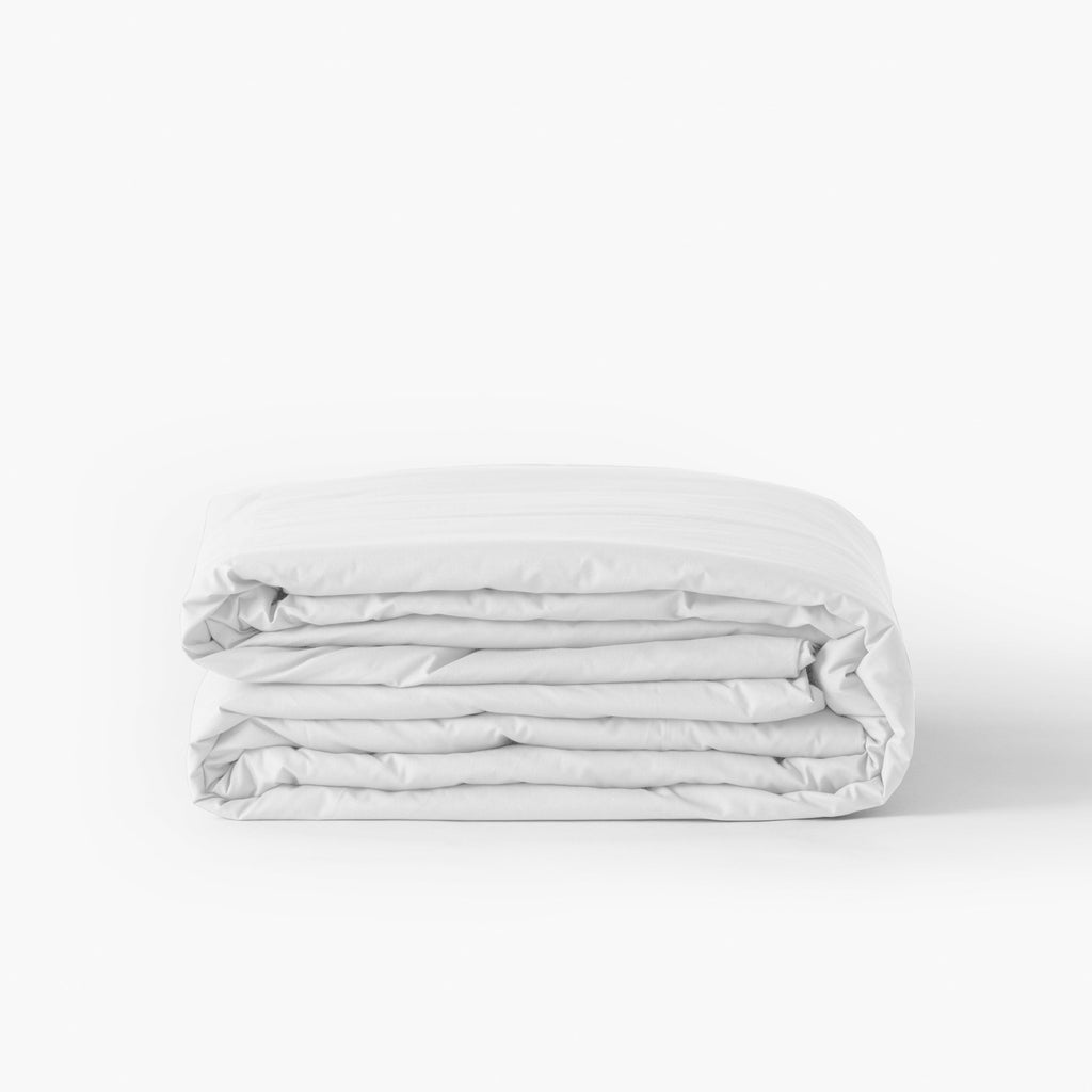 Duvet Cover in Cotton Percale Neo White - Carré Blanc Canada