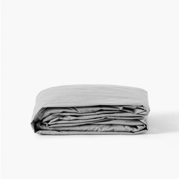 Fitted Sheet in Cotton Percale Neo Grey - Carré Blanc Canada