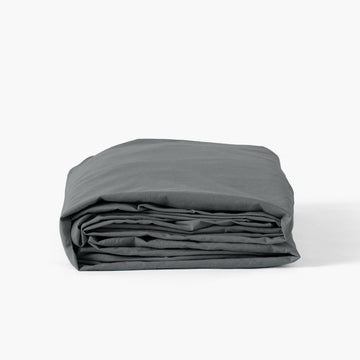 Fitted Sheet in Washed Cotton Songe Ash Khaki - Carré Blanc Canada