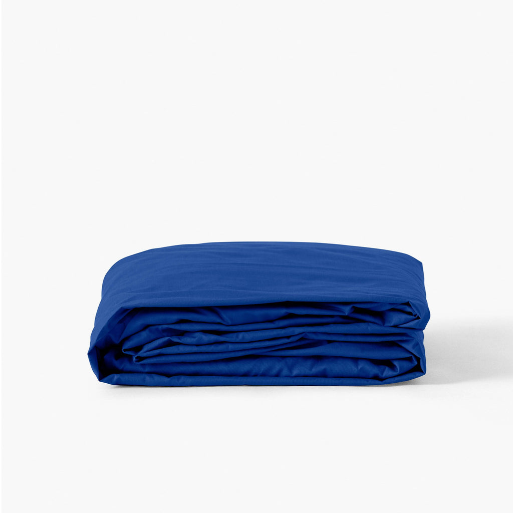 Fitted sheet in Cotton Percale Neo Ultramarine - Carré Blanc Canada