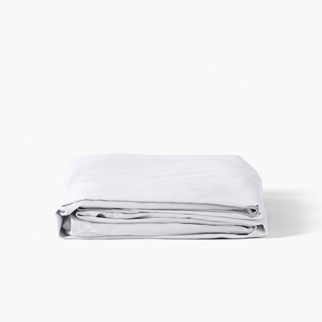 Fitted Sheet in Cotton Satin Prestige White - Carré Blanc Canada