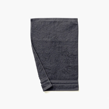 Lola II Slate Cotton Guest Towel - Carré Blanc Canada