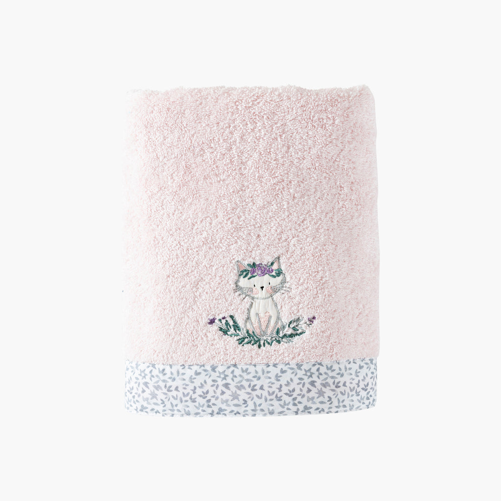 Câline Dragée Organic Cotton Bath Towel - Carré Blanc Canada